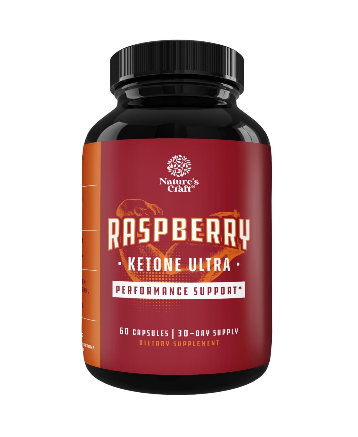 Nature's Craft Raspberry Ketones 200mg with Green Tea Extract and African Mango - 60 Count