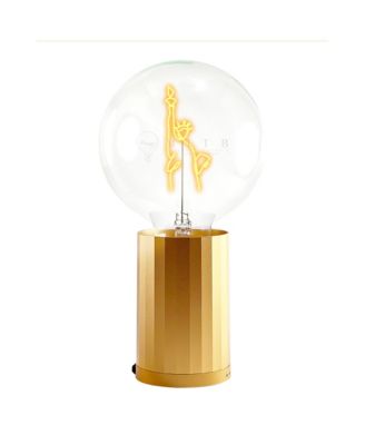 Bulb Statue of Liberty Amber with Base Portable Table Lamp