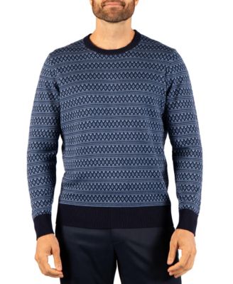 Men's Fairisle Crew Neck Sweater