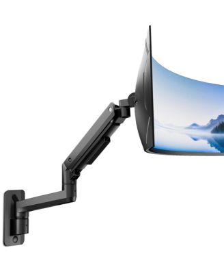 Gas Spring Full-Motion Adjustable Monitor Wall Mount for 17" to 49" Monitors