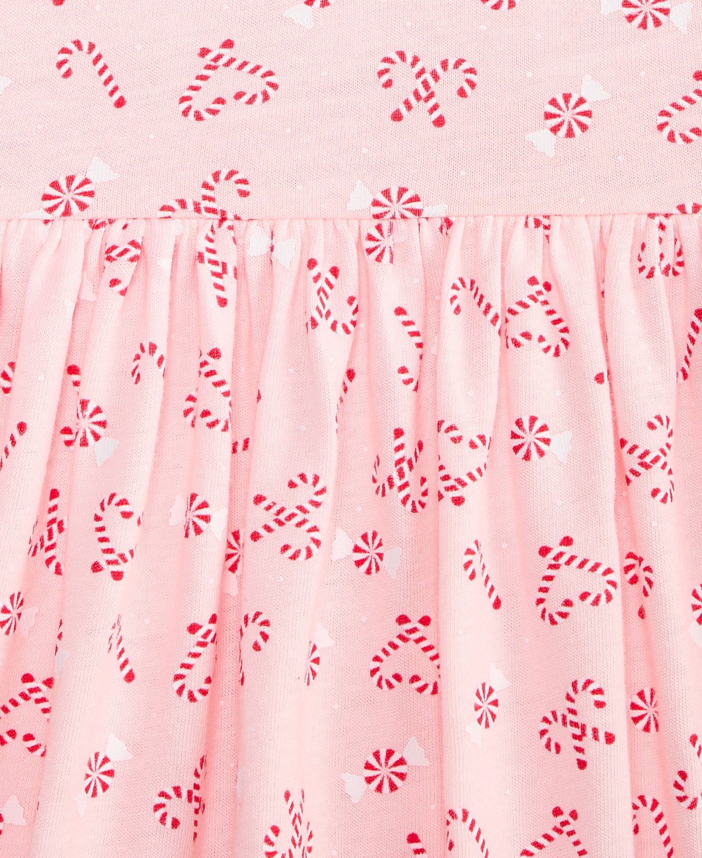 Платье Epic Threads Tossed Candy Cane Long-Sleeve Fit & Flare Dress для девочек-малышей, цвет: Розовый — фото 3