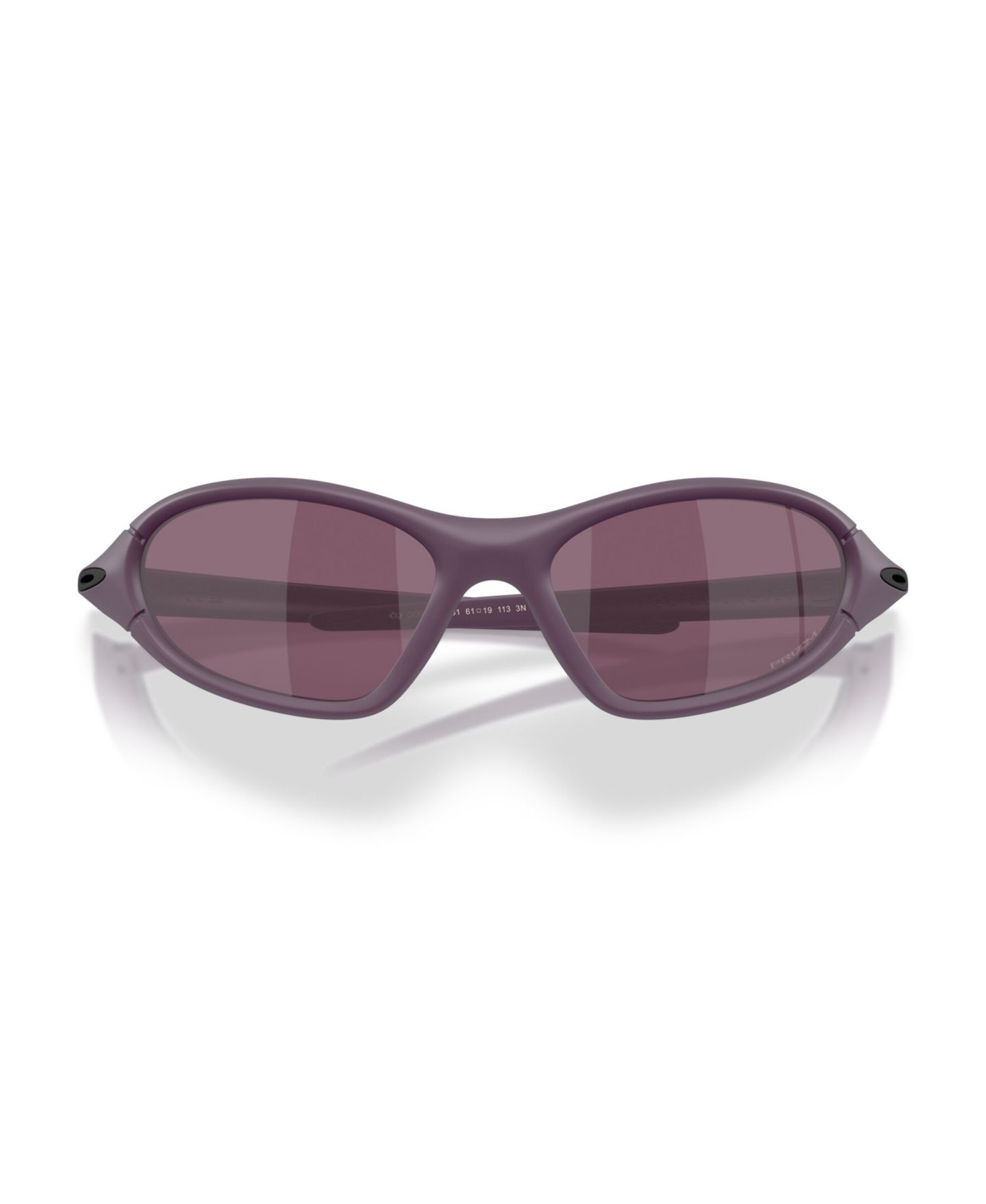 Женские солнцезащитные очки Oakley Prizm Oval Sunglasses Portal Jacket OO9536, цвет: Матовый баклажановый — фото 6