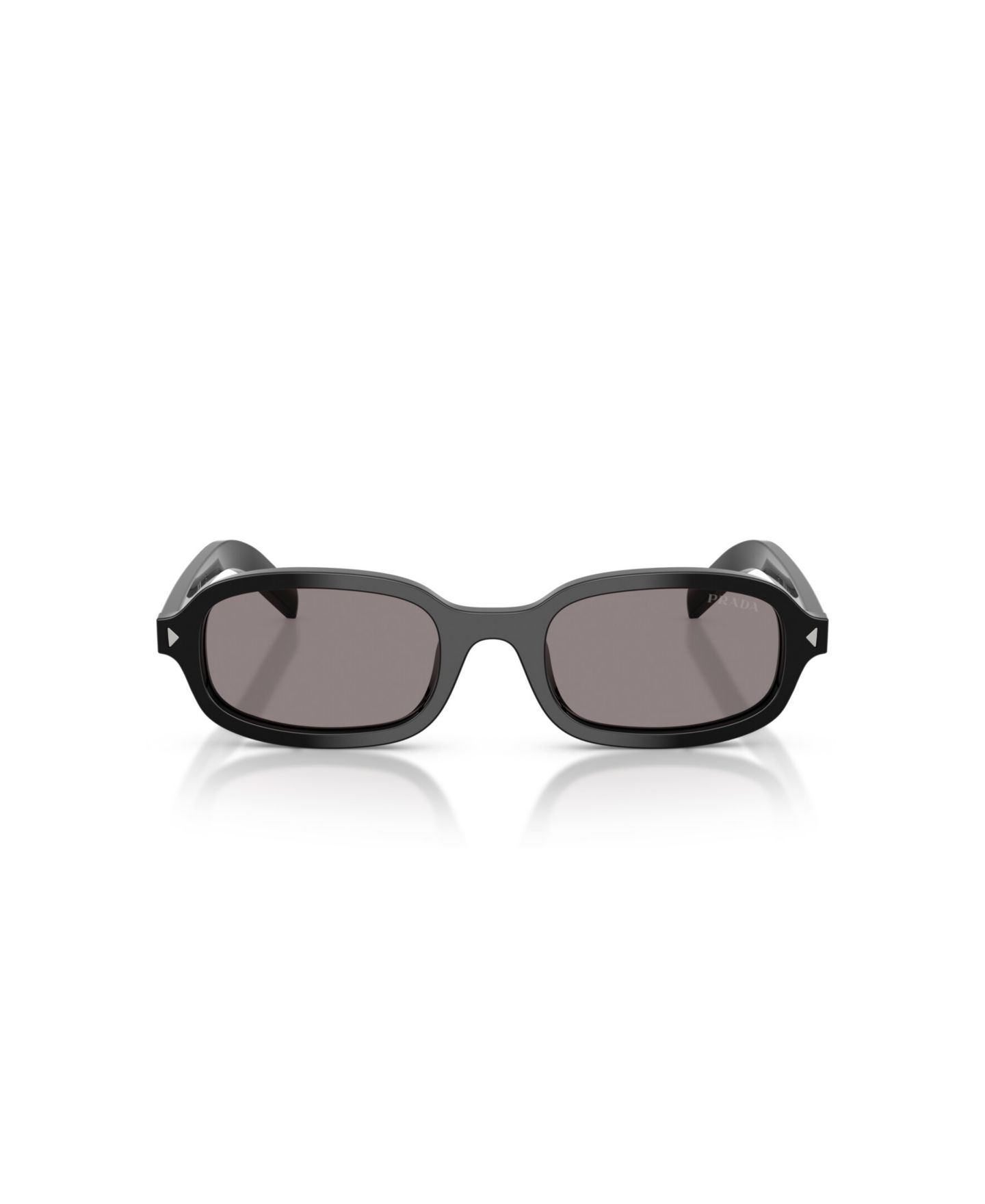 Женские солнцезащитные очки Prada Oval Heritage Sunglasses PR D06S, цвет: Чёрный — фото 4