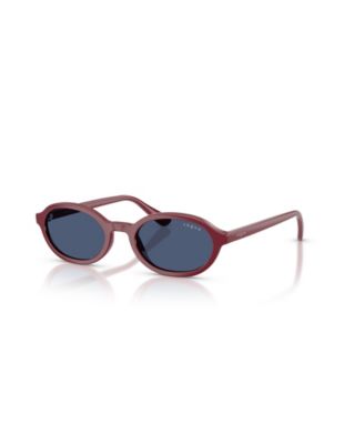VJ2036 Oval-Frame Sunglasses with Case