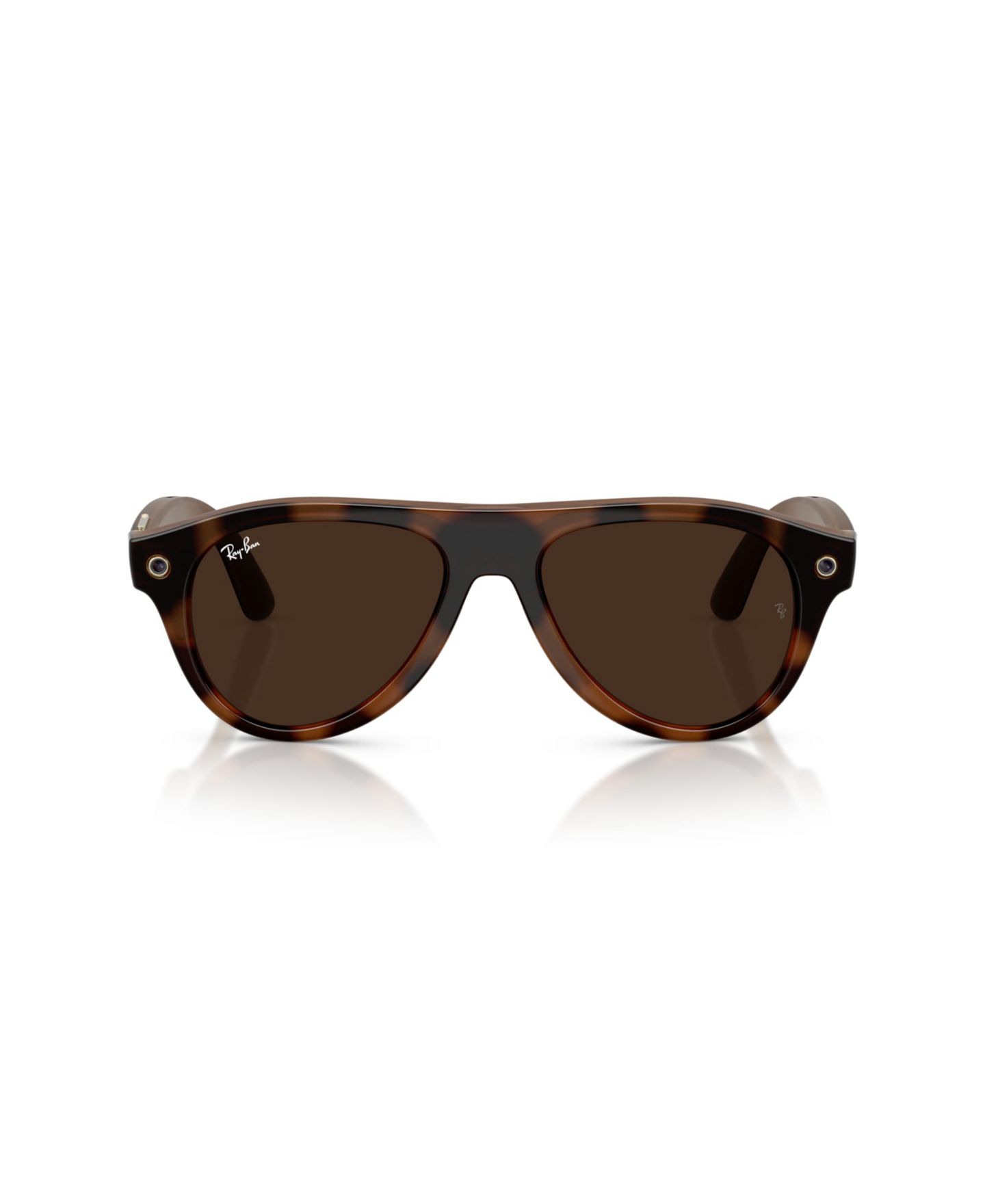 Солнцезащитные смарт-очки Ray-Ban Meta Gen 3 Aviator RW4016 с ИИ и линзами Transitions, цвет: Гавана — фото 9