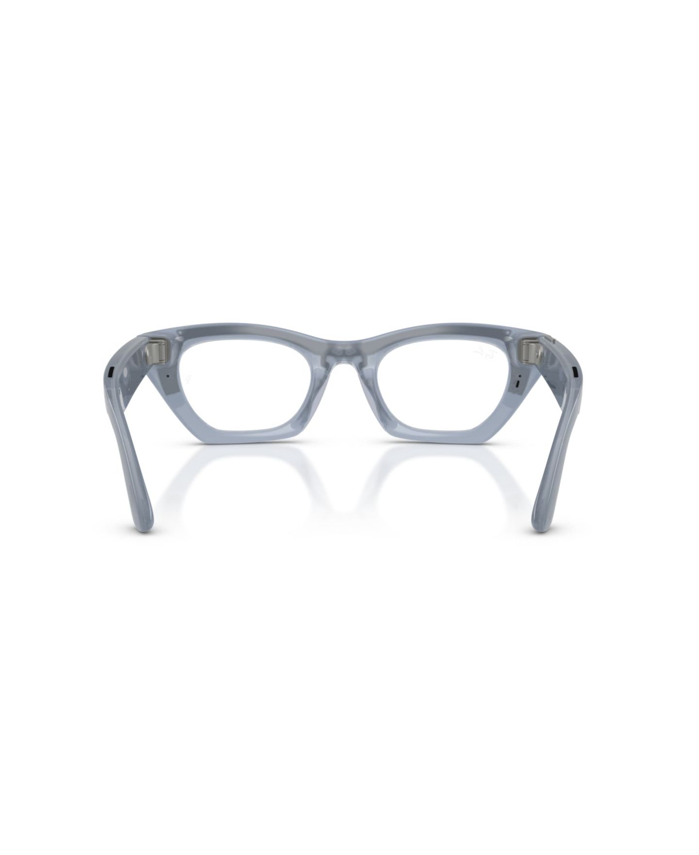 Смарт-очки Ray-Ban Meta Gen 3 Cat-Eye Zena RW4015 унисекс с ИИ и линзами Transitions, цвет: Серый сиреневый — фото 4