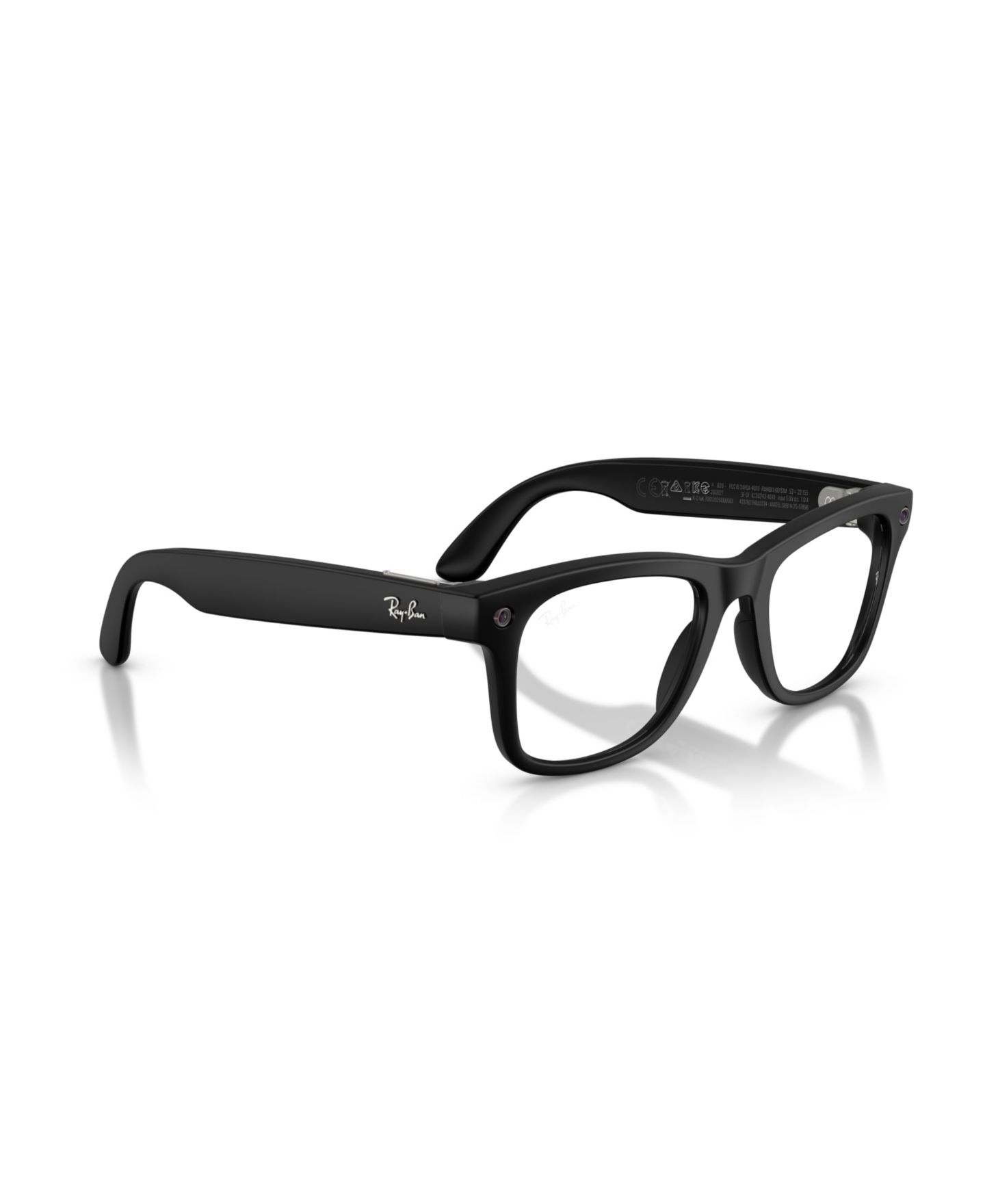 Смарт-очки Ray-Ban Meta Gen 3 Wayfarer RW4011 унисекс с линзами Transitions, цвет: Матовый чёрный — фото 6