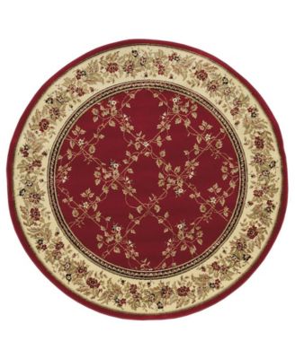 Pesaro Trellis 5'3" x 5'3" Round Area Rug