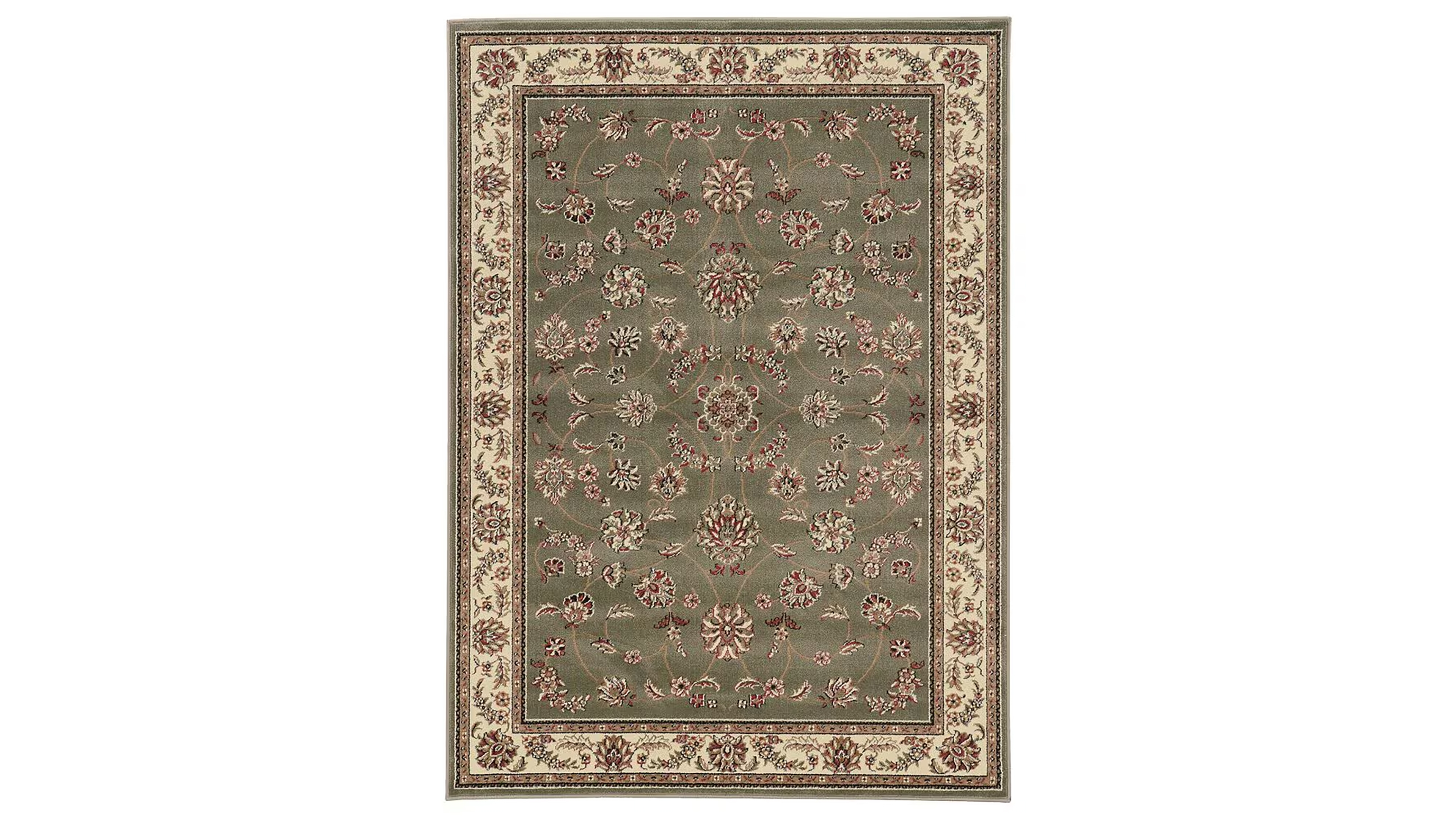 Closeout! Km Home Pesaro Isfahan Sage 7'9" x 11' Area Rug