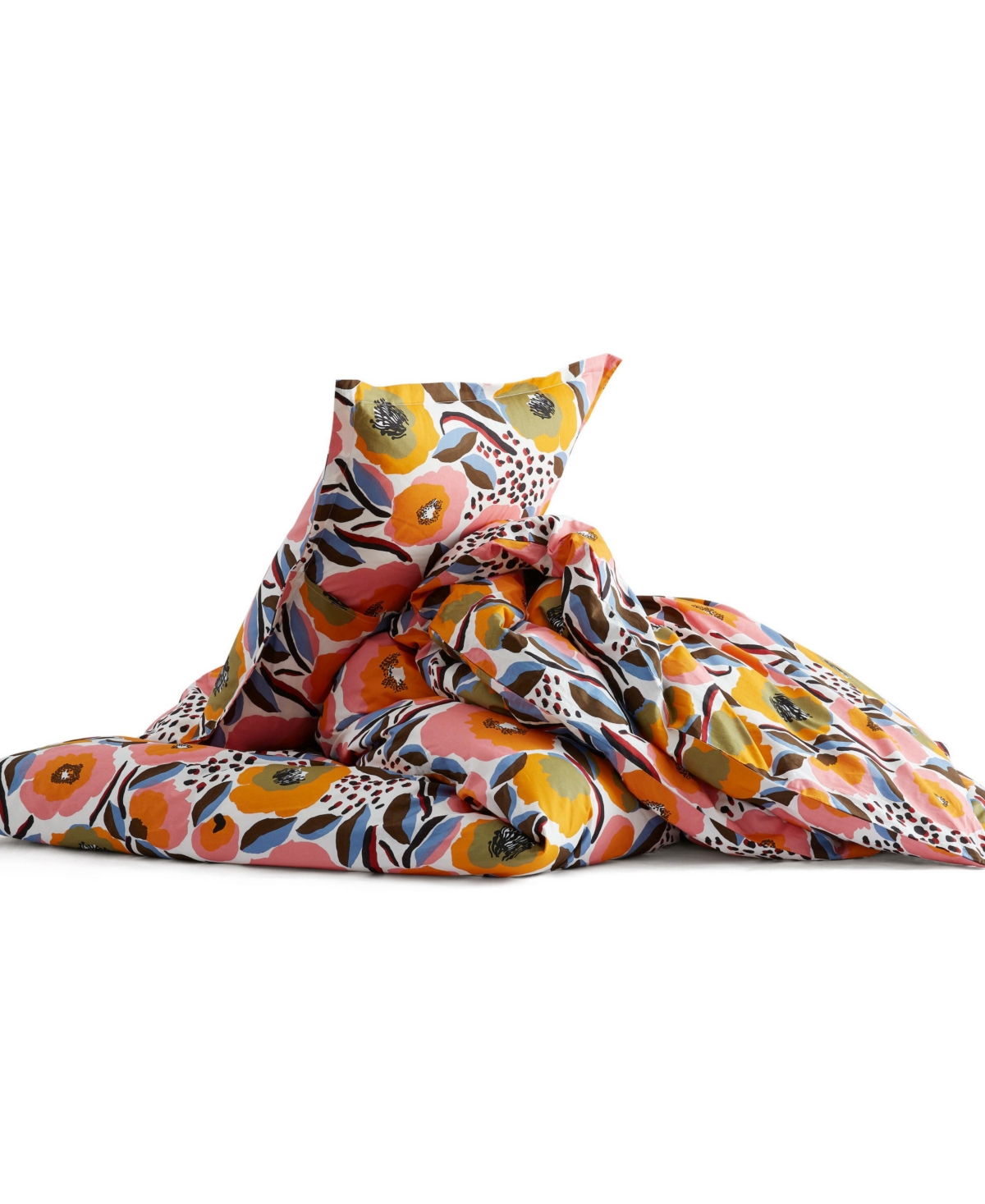Marimekko Rosarium Cotton Reversible 3 Piece Comforter Set, King