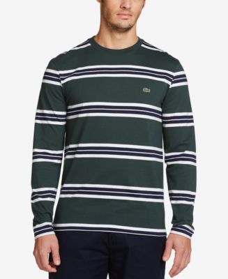 Smitsom sygdom Snart Forvirrede Lacoste Men's Striped Long-Sleeve T-Shirt & Reviews - T-Shirts - Men -  Macy's