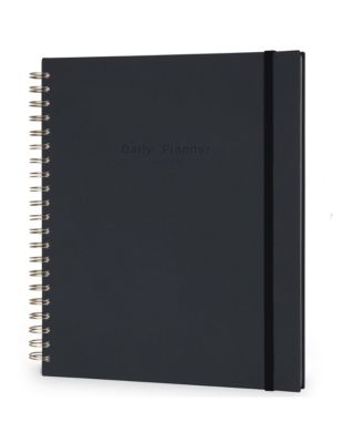 Undated Daily Planner Hourly Schedule Habit Tracker To Do List Hardcover Notebook