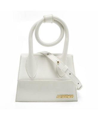 Le Chiquito Noeud Mini Knotted Top Handle Leather Crossbody Shoulder Bag