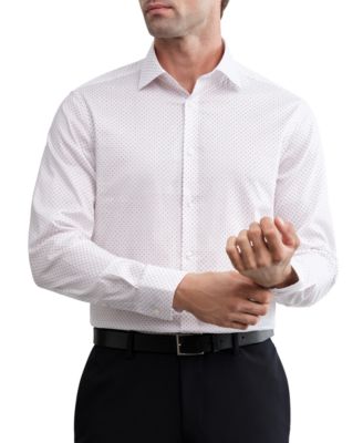 Men's Performance Wrinkle Free Slim-Fit Stretch Dress Shirt