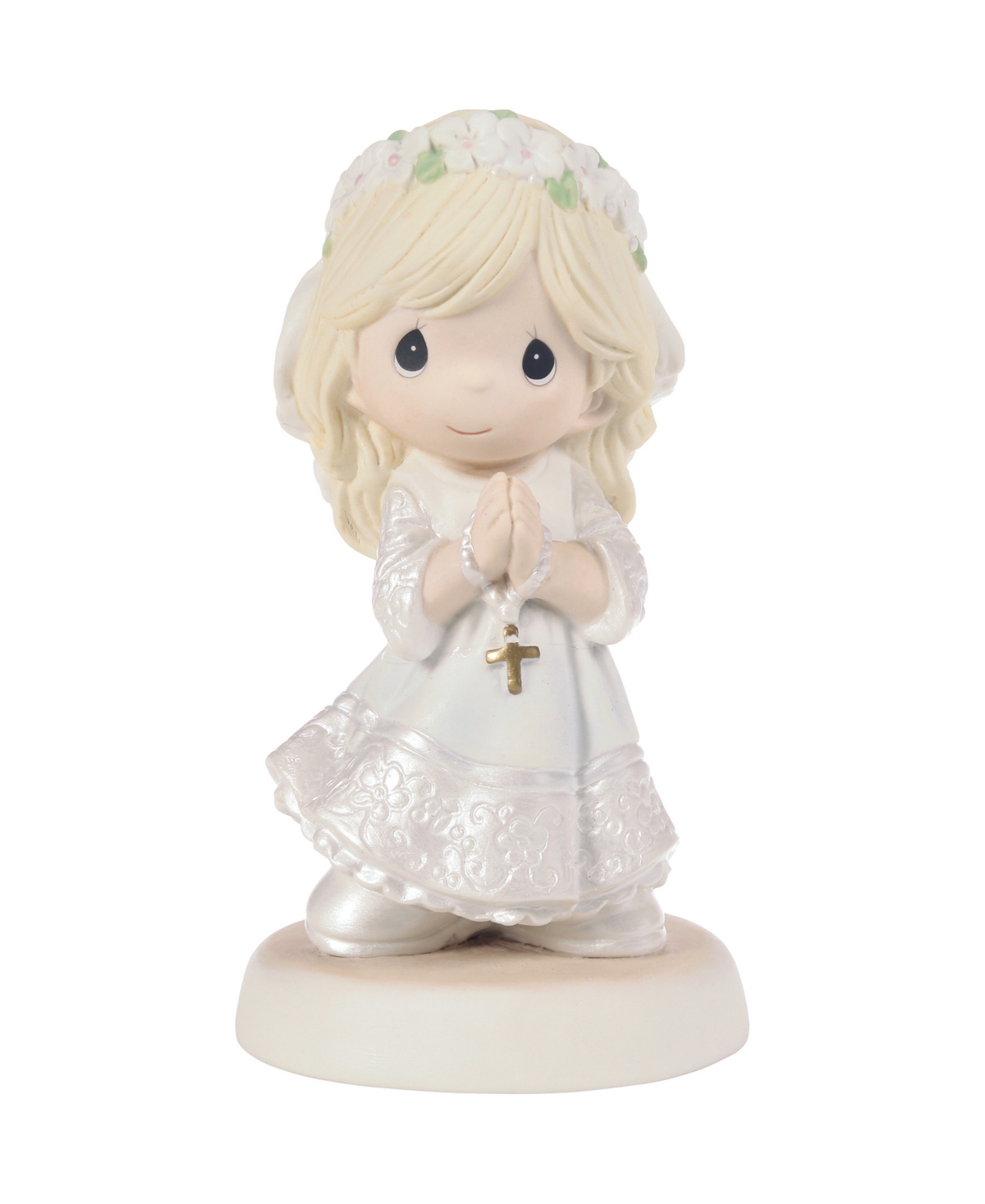 Precious Moments Communion Blonde Girl Figurine