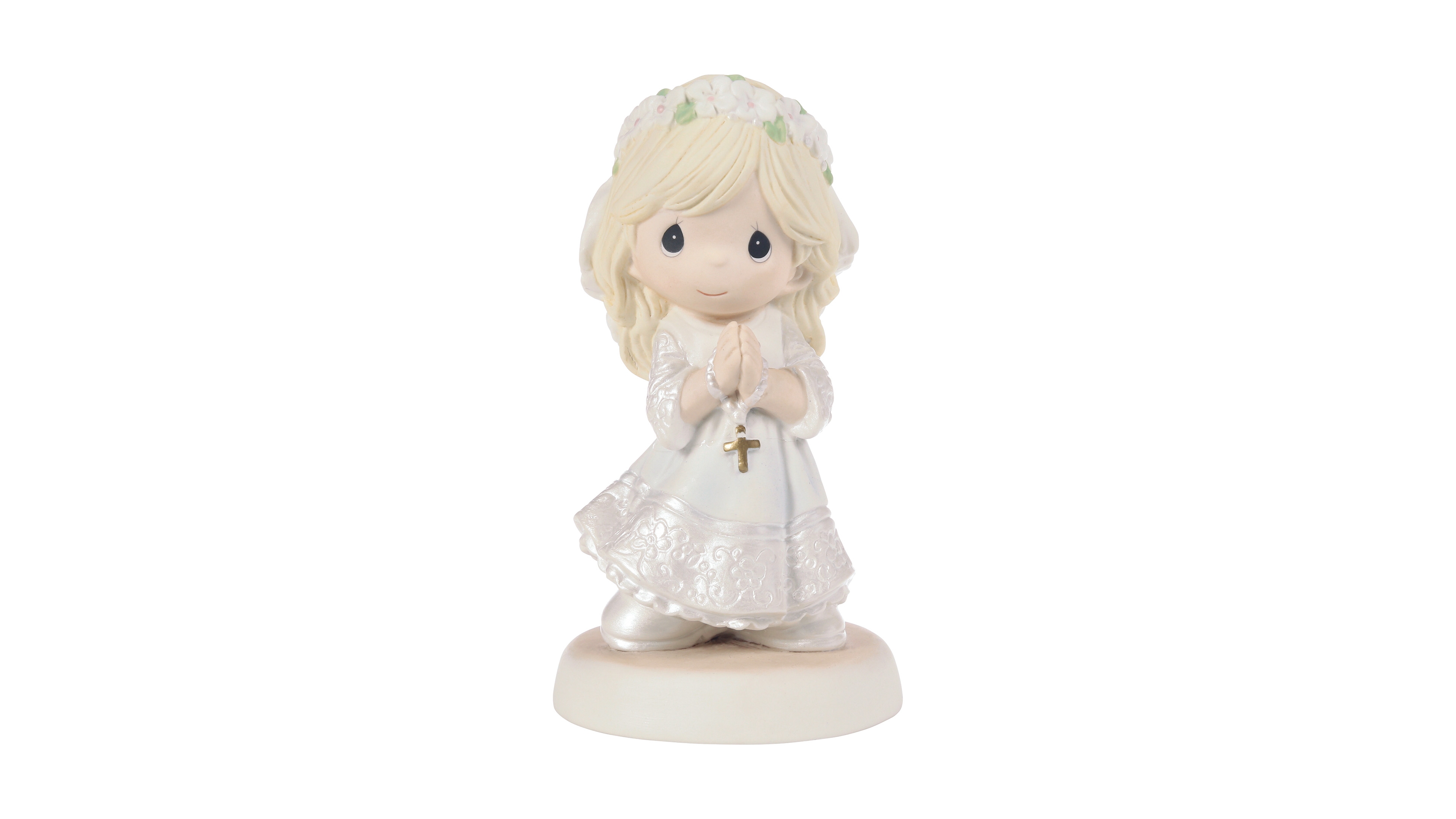Precious Moments Communion Blonde Girl Figurine