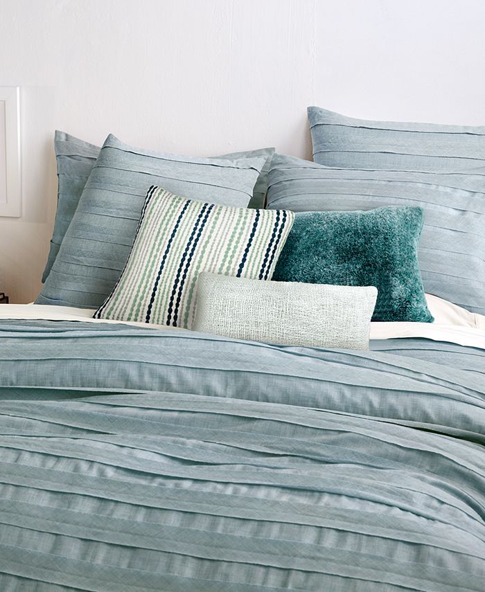 Donna Karan CLOSEOUT! DKNY Loft Stripe Jade Duvet Covers Macy's