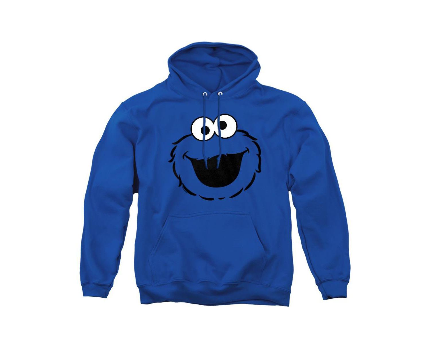 Men's Cookie Monster Full-Face Graphic Pull-Over Hoodie