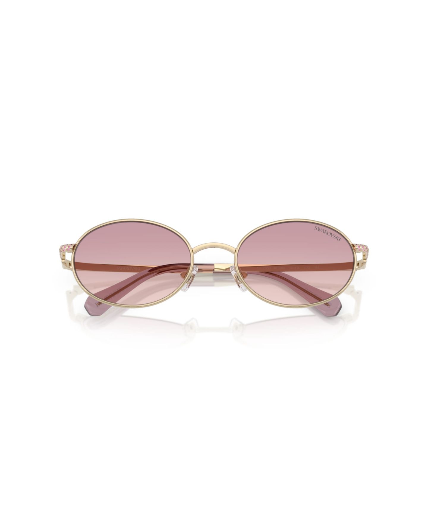Женские солнцезащитные очки Swarovski Sunglasses, SK7033, цвет: Коричневый — фото 12