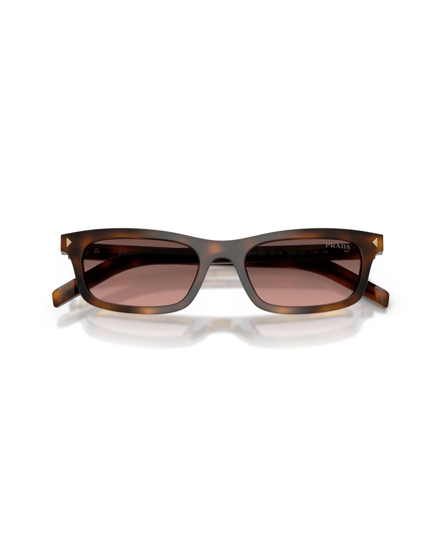 Женские солнцезащитные очки PRADA Sunglasses, PR D05S, цвет: Чёрный — фото 10