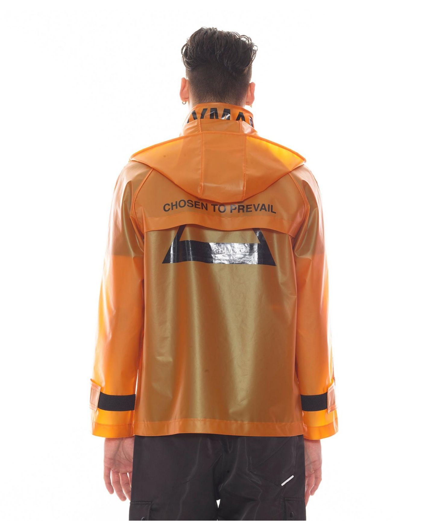 Мужские куртки Hvman Chosen To Prevail x Cult Hvman Raincoat, цвет: Flame — фото 6