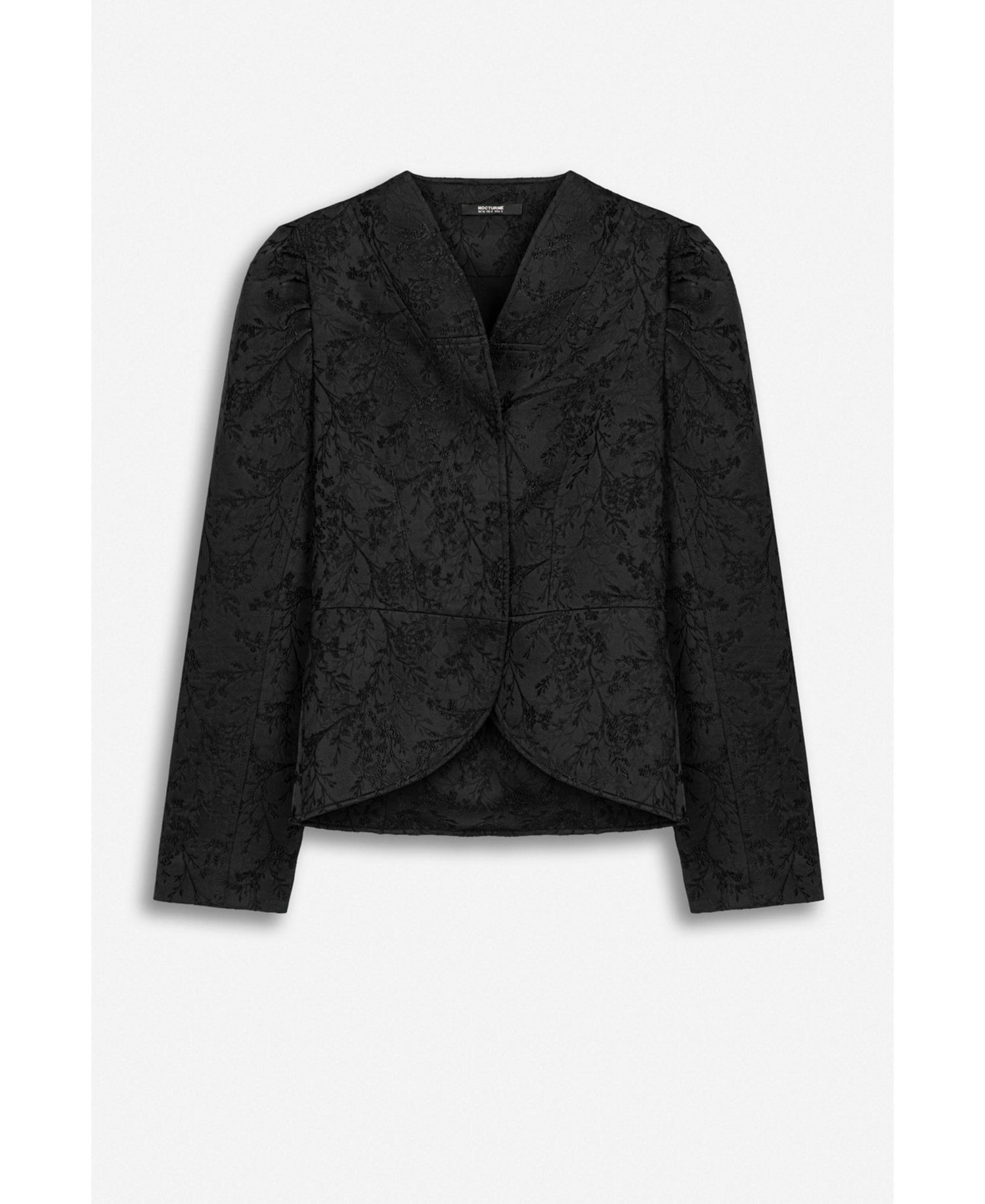 Women's Balloon Sleeve Jacquard Jacket