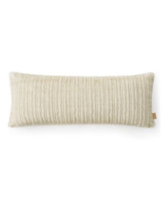Jennis Faux Fur Pillow, 36" x 14"