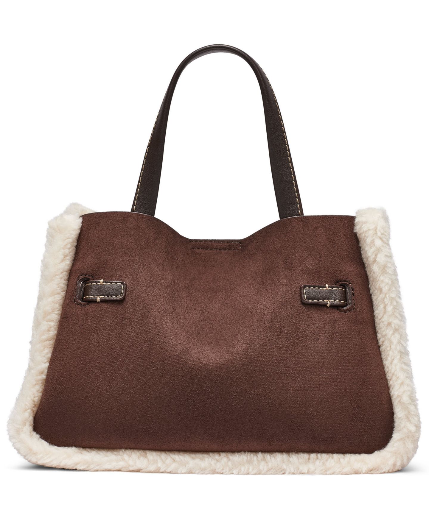 Женская сумка DKNY Bryar Small Satchel Handbag, цвет: Кофейный — фото 2