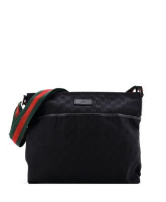 Medium Front Pocket Web Messenger GG Canvas