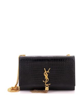 Kate Monogram Tassel Chain-Strap Crossbody