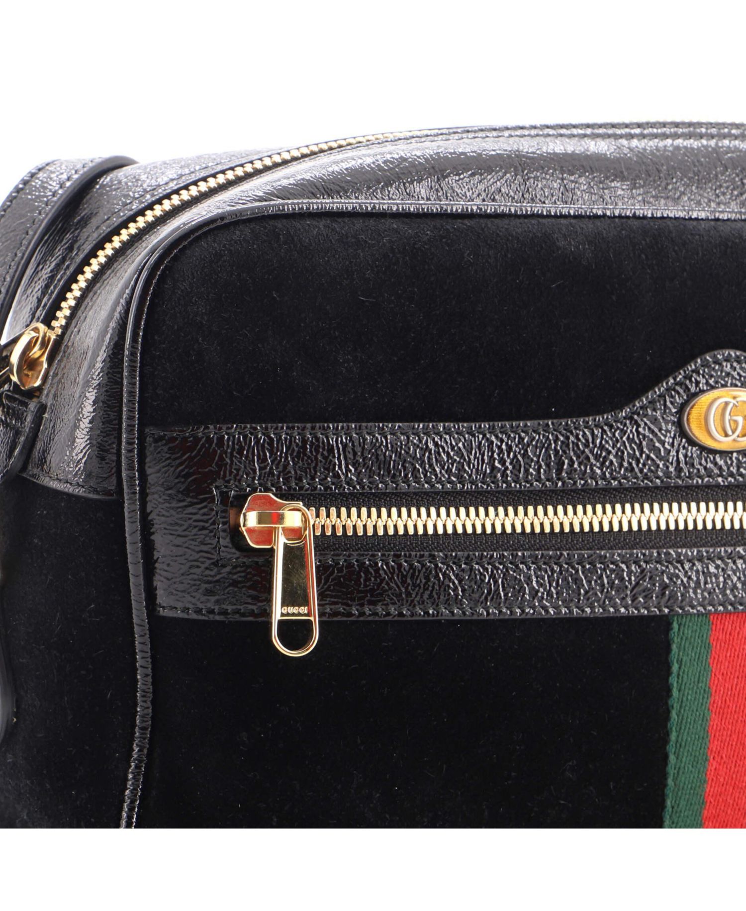 Small Suede Ophidia Shoulder Bag