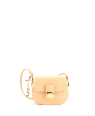 Desiree Mini Leather Charm Crossbody Bag