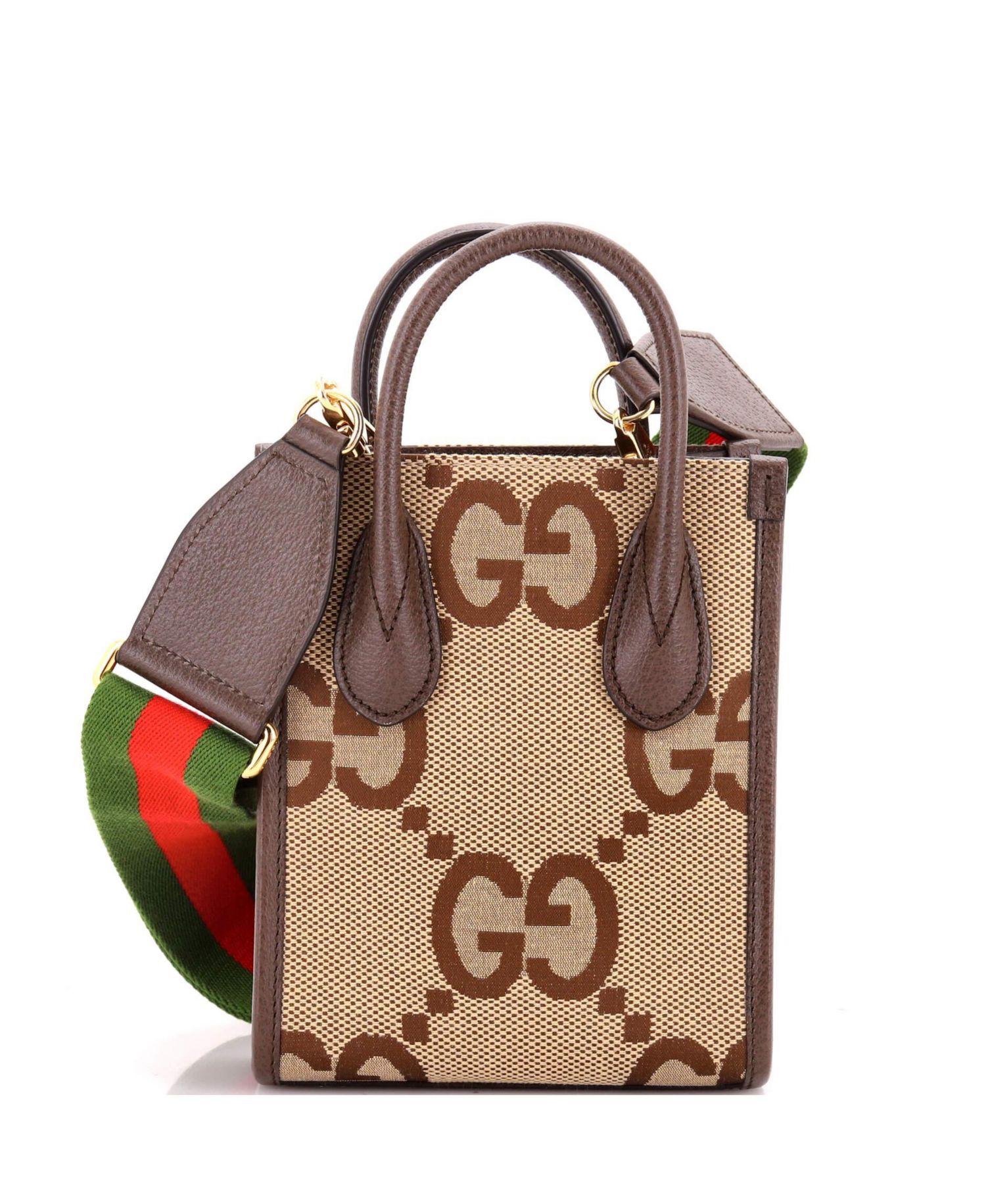 Mini Vertical Tote Jumbo GG Canvas