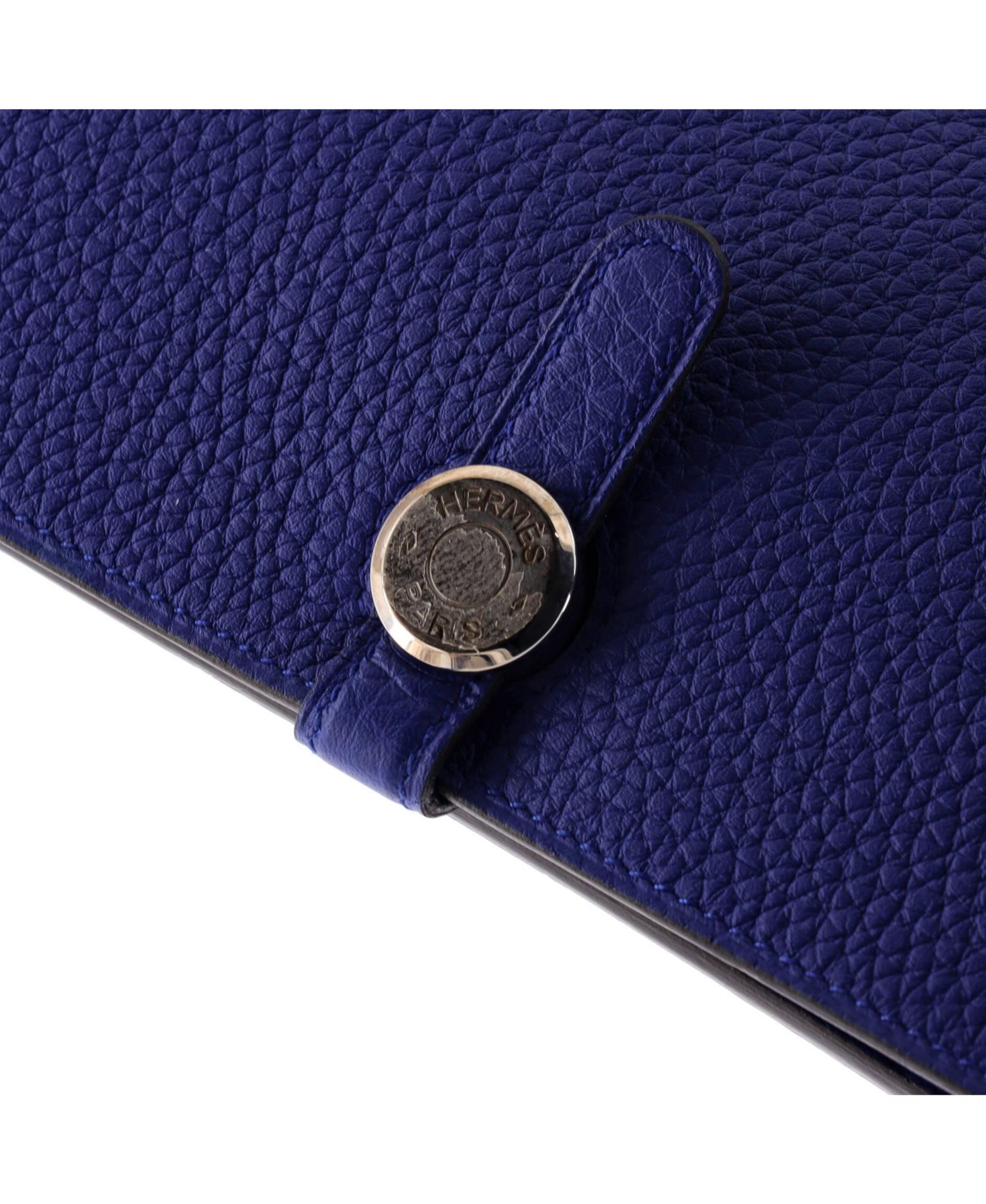 Pre-Owned Hermes Dogon Duo Combined Wallet Leather
