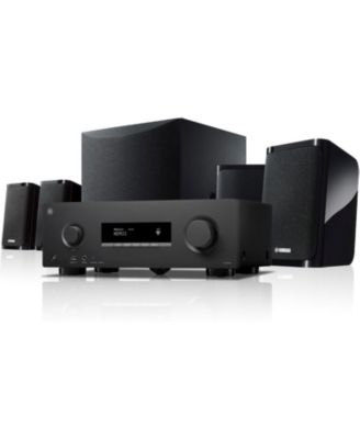 YHT-4970U 5.1-Channel Home Theater System - Dolby Atmos 4K120 8K AV Receiver, 5 Speakers and Powered Subwoofer - HDMI eARC, Bluetooth Wireless