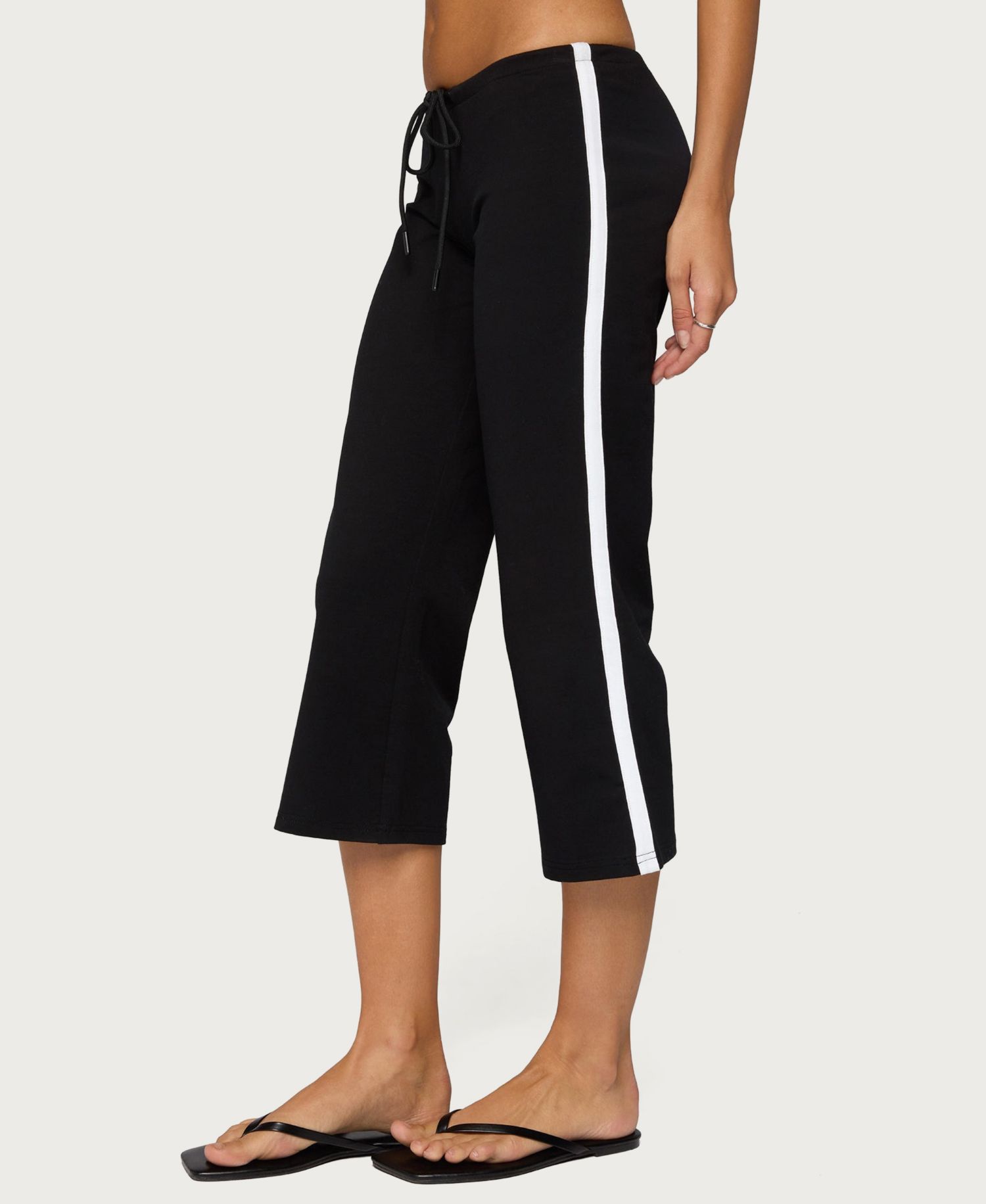 Women's Milene Contrast French Terry Capri Pants