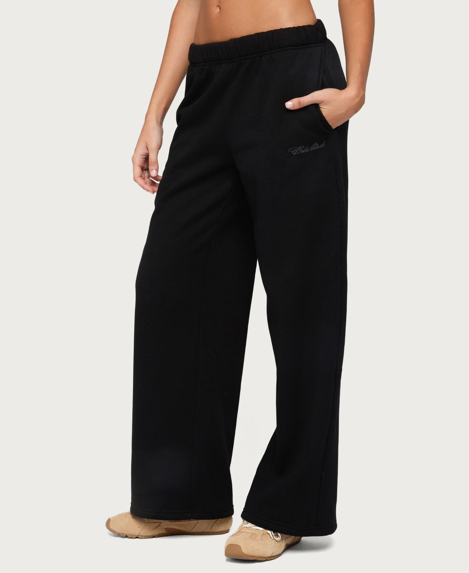 Women's Basic Girl Wide Leg Sweatpants