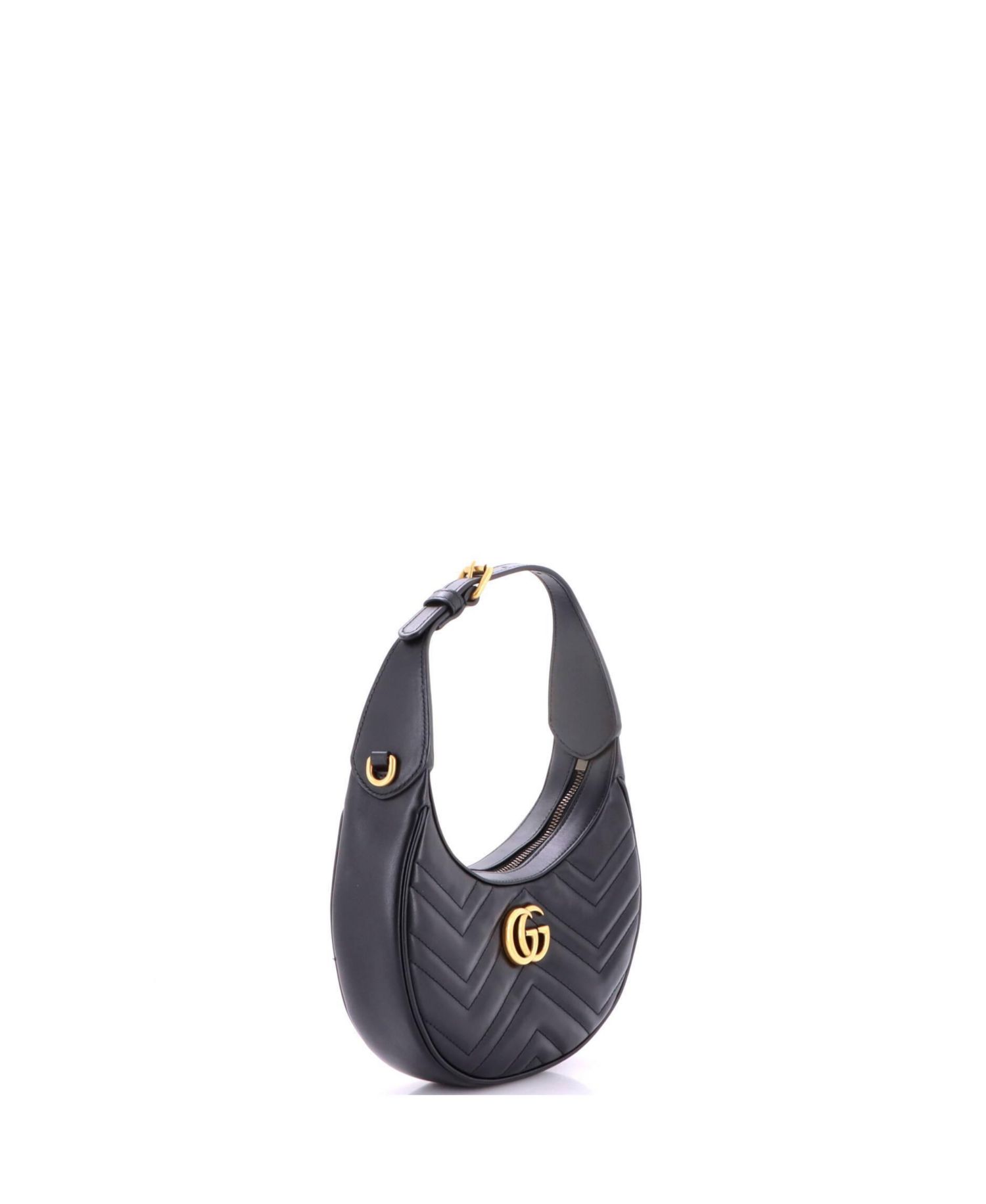 GG Marmont Half Moon Matelasse Mini Hobo