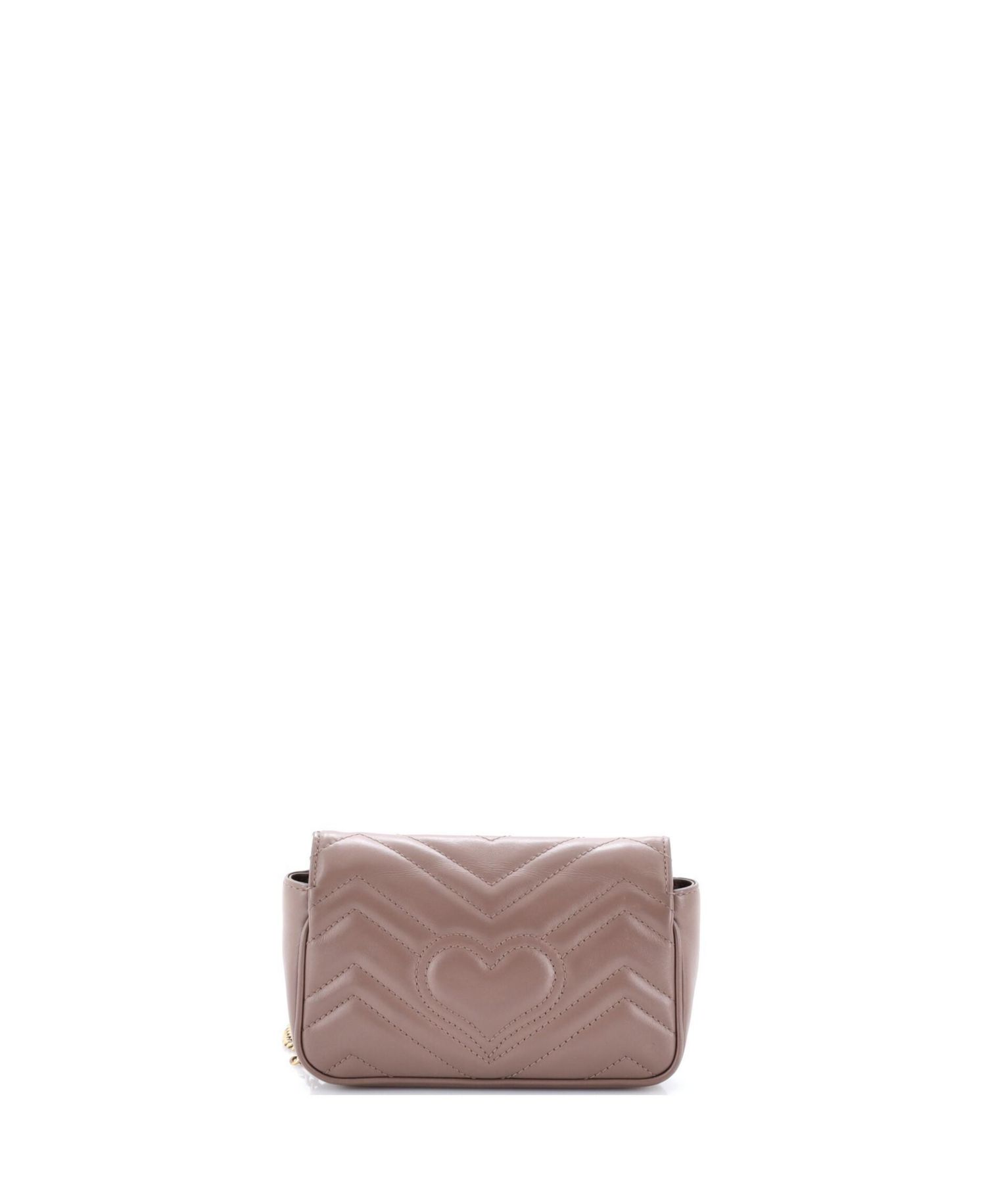 Super Mini GG Marmont Matelasse Leather Shoulder Bag