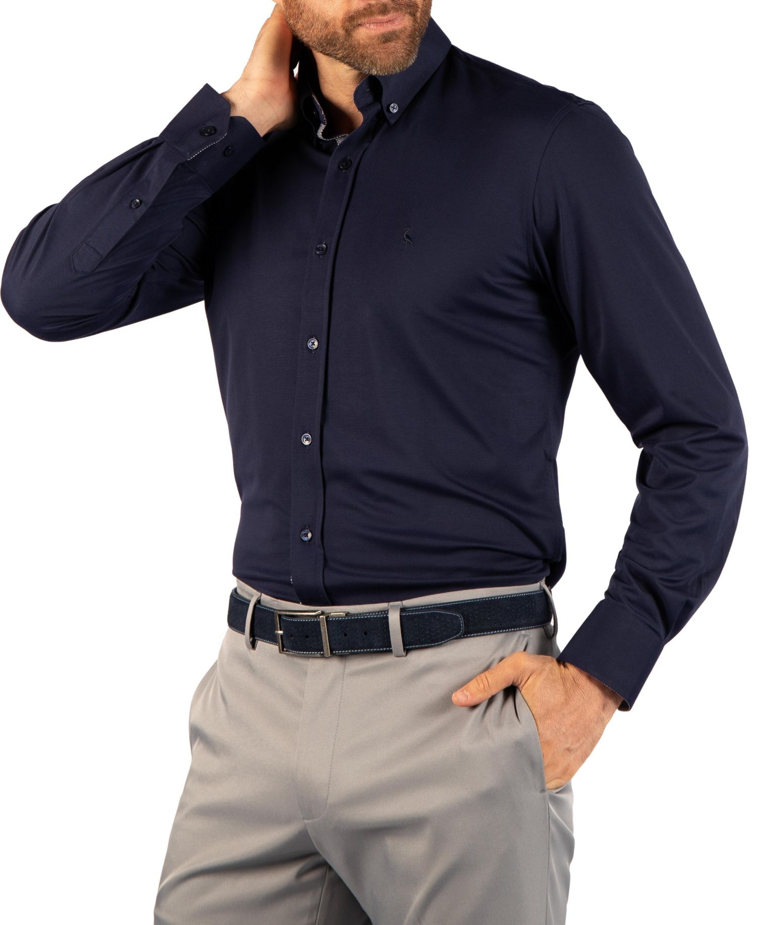 Men's Solid Knit Performance Shirt