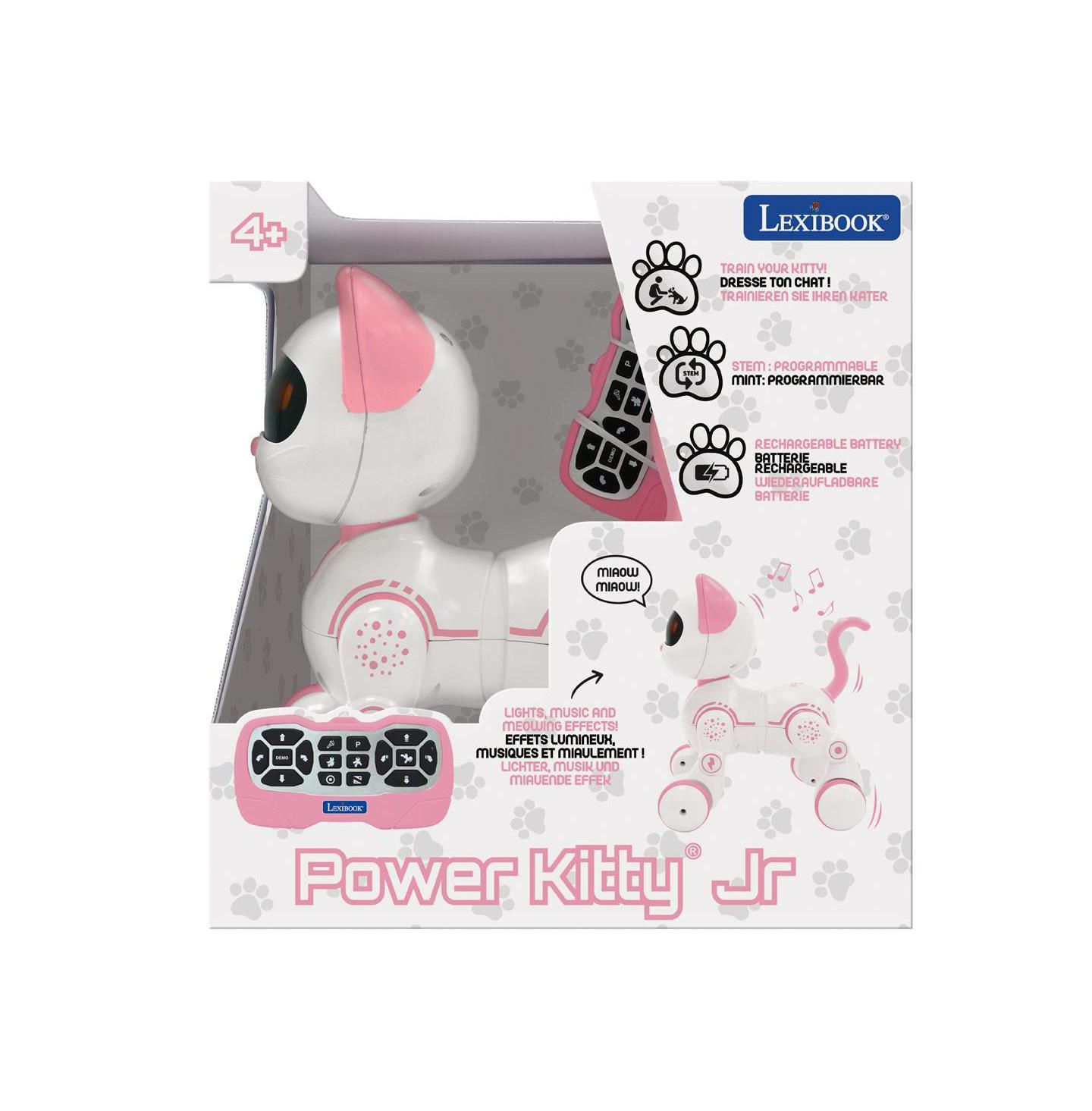 Детская игрушка Lexibook Power Kitty Jr. Remote Control Cat Interactive Stem Programmable Rechargeable KIT01 — фото 5