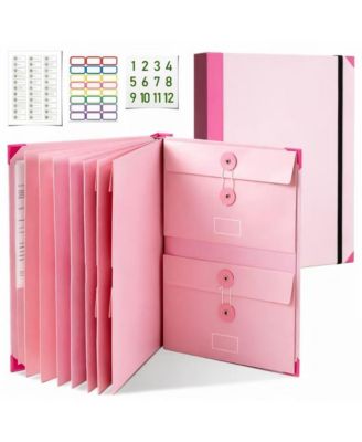 All In One Family Document Organizer With Labeled Tabs Pockets For Home Filing Emergency Preparedness