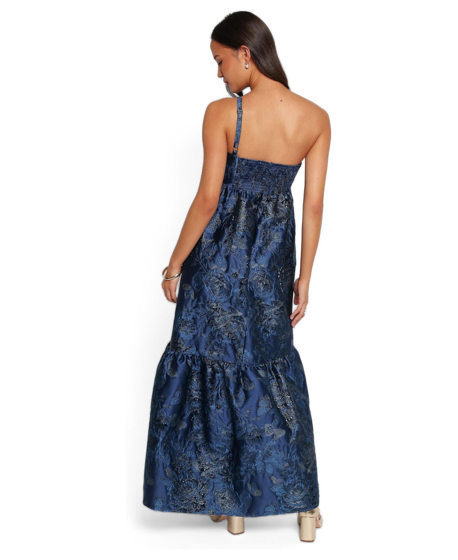 Women's Betina One-Shoulder Bow-Front Maxi Dress