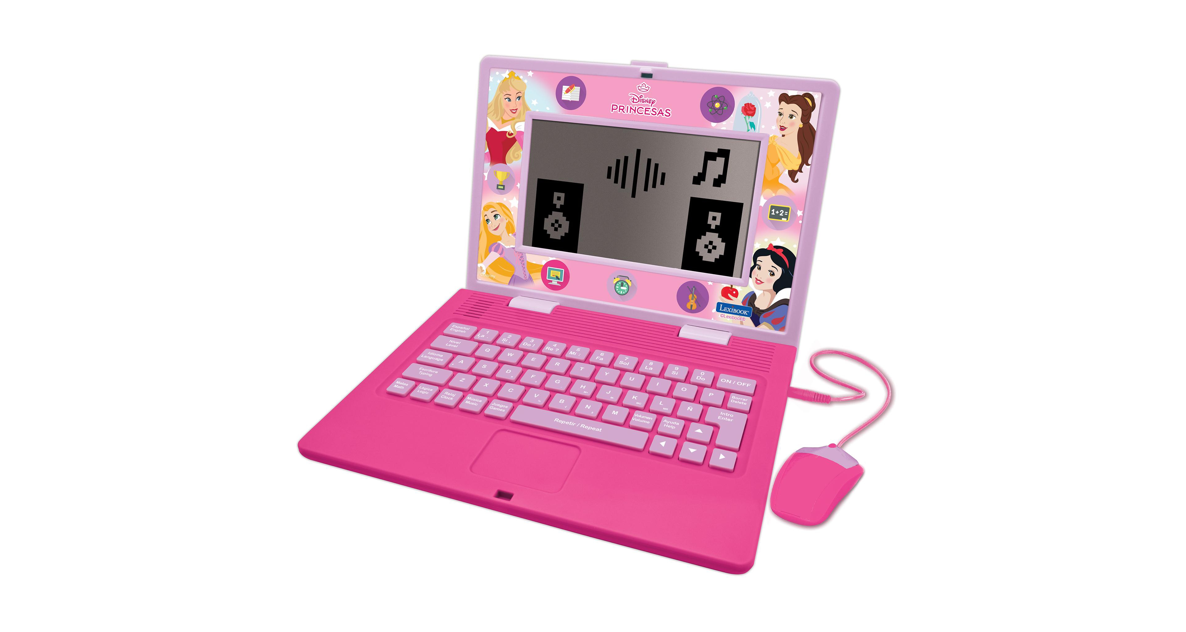 Disney Princess 170-Activity Bilingual Educational Laptop, English/Spanish, JC599DPi2
