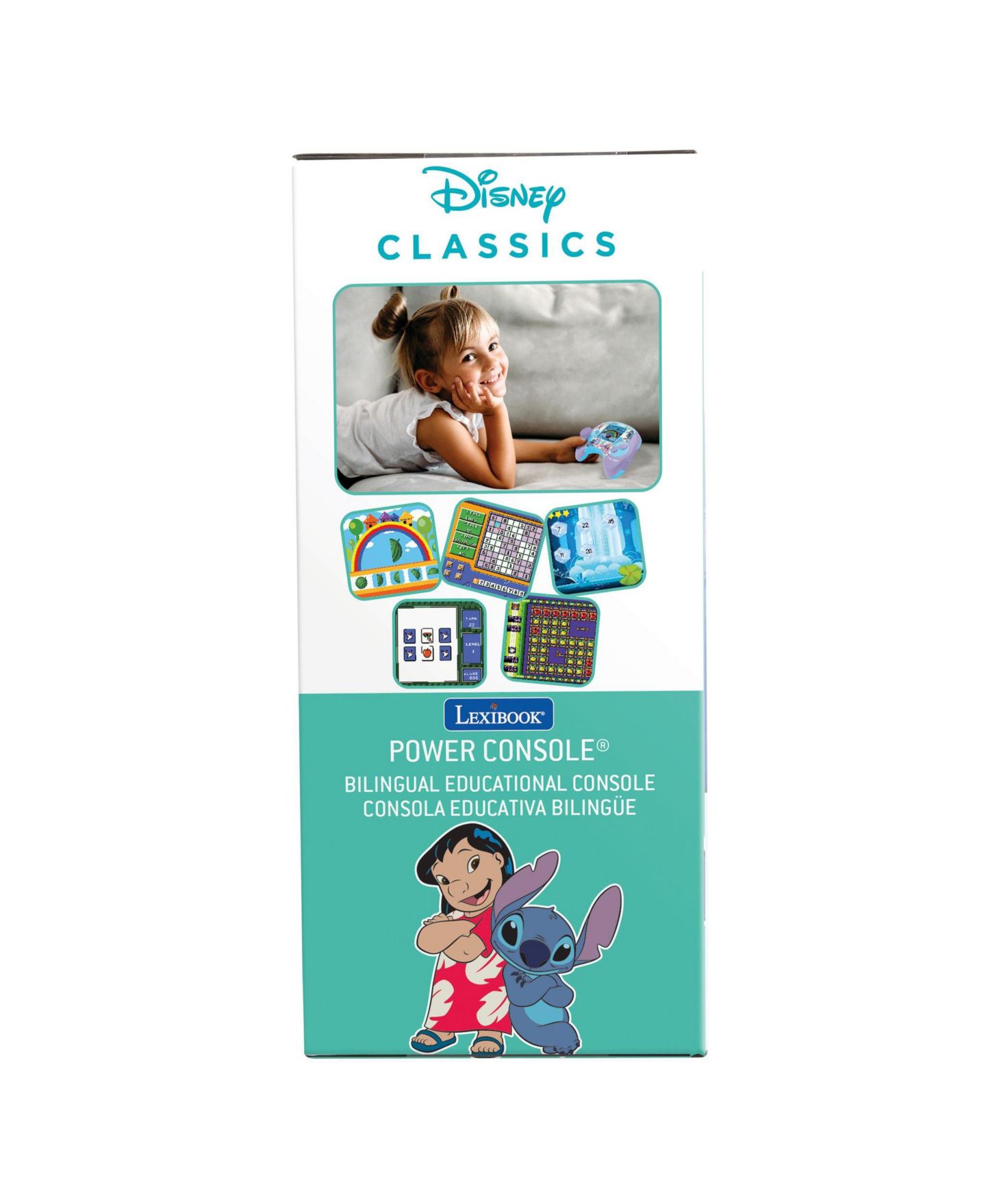 Детская игрушка Disney Stitch Power Console Bilingual 100-Activity Game Console, Ages 5+ — фото 7