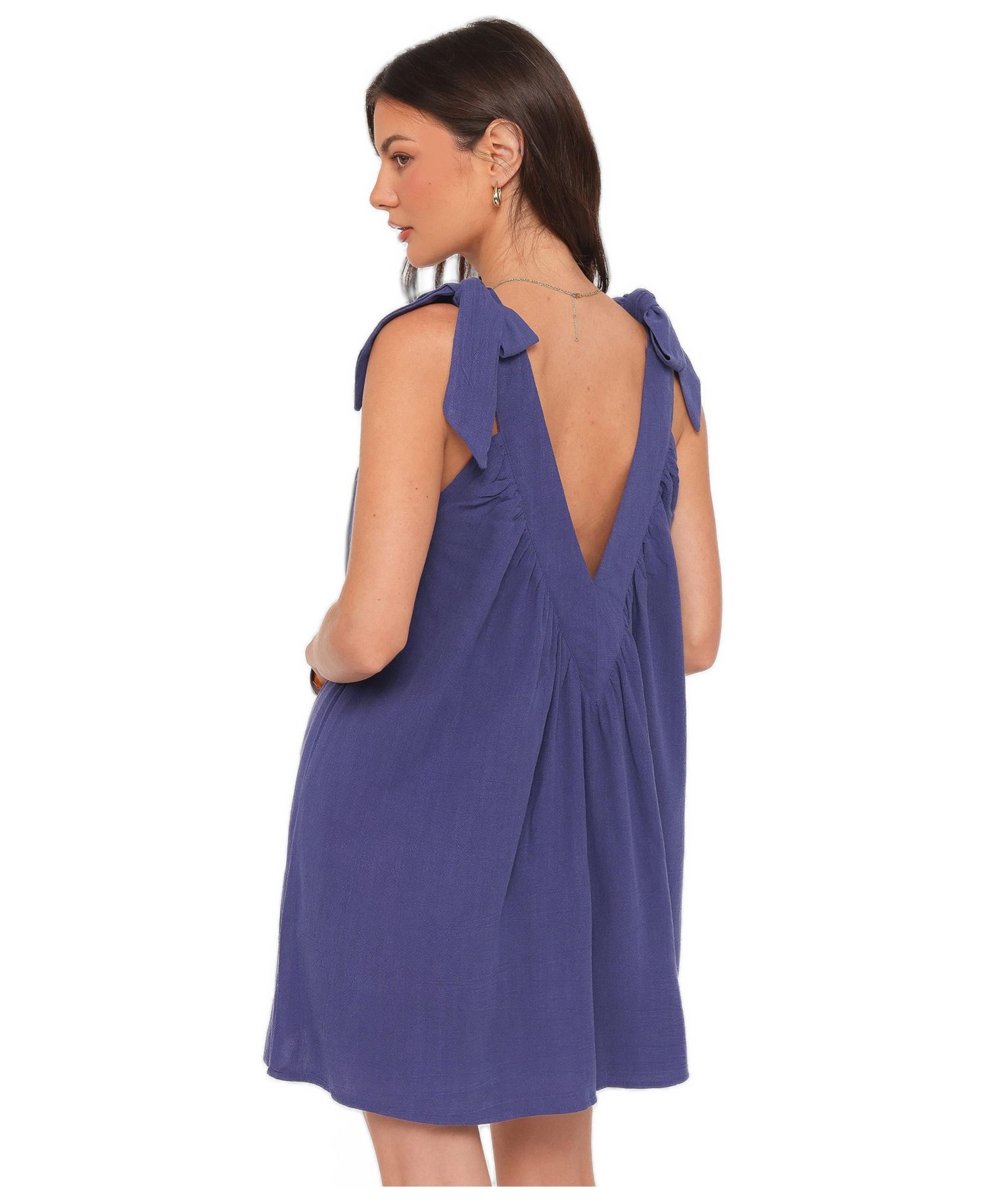 Women's Trina V-Neck Mini Sleeveless Dress