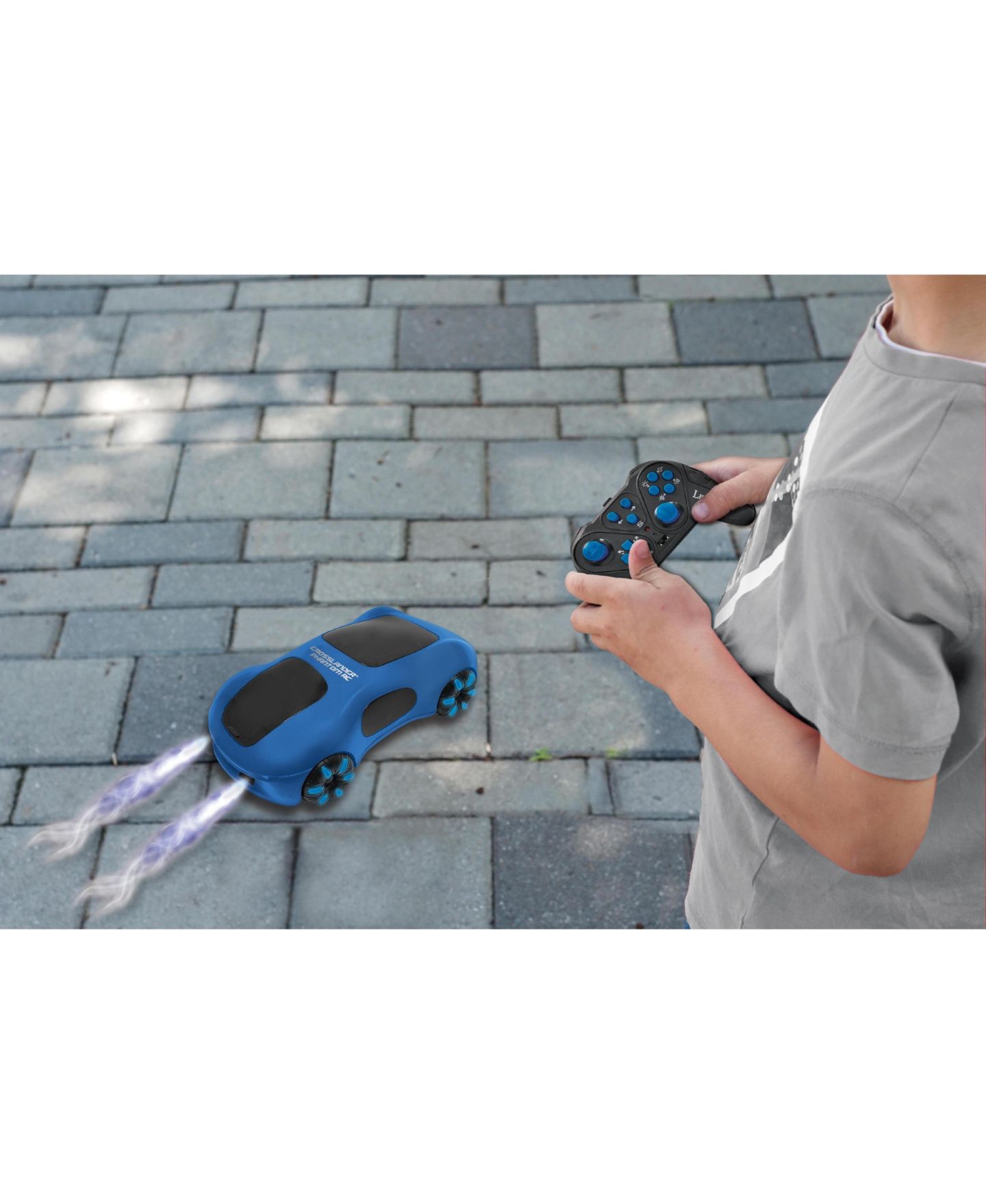 Детская игрушка Lexibook Crosslander Phantom Gesture Control Drift Mode Smoke RC Racing Car RC65, цвет: Синий — фото 3