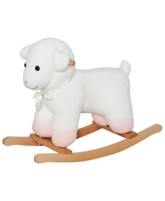 Lamb Rocker Plush Ride-On Toy, Holds 66 lbs, Ages 18 Months+