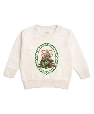 Girls' 4-16 Sequin Christmas Tree Sweatshirt