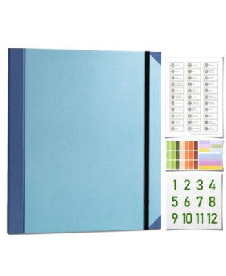 Document Organizer Binder For Important Papers Bills Records Folio